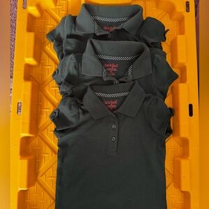 3 pack Cat & Jack Girls Green Polos